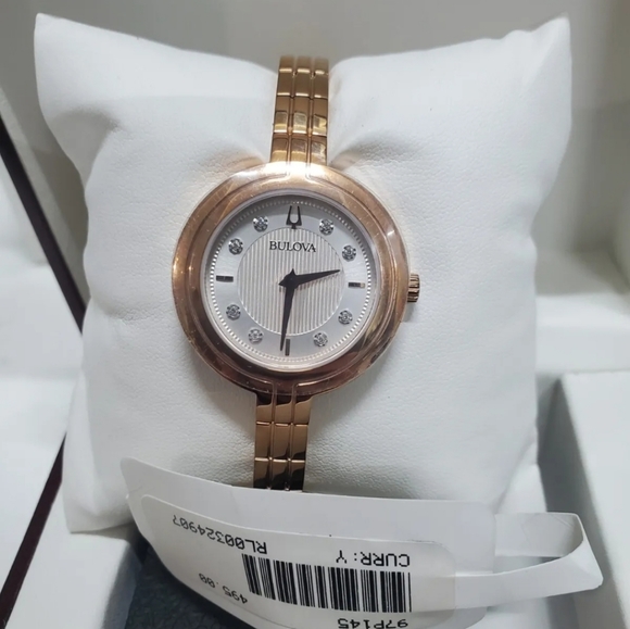 ***NEW*** Bulova Ladies Rhapsody Diamond Quartz Bracelet Watch - Picture 2 of 10